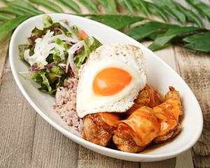 【チーズがけ】モチコチキンロコモコ丼