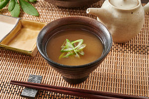 そば湯のお吸い物
