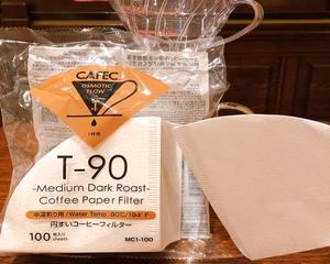 コーヒーフィルターペーパー 円すい 〈1杯用～2杯用〉 CAFEC(カフェック)中煎り～中深煎り用 MC1-100