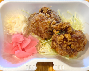 ● 【計500gOVER！】ザク旨ゲンコ唐揚げ2個入り ライスセット
