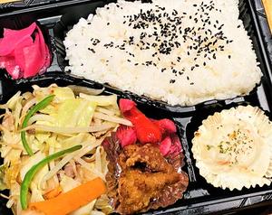野菜炒め弁当