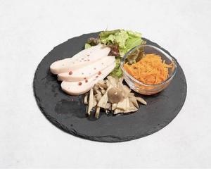 鶏ハム前菜3種サラダボウル
