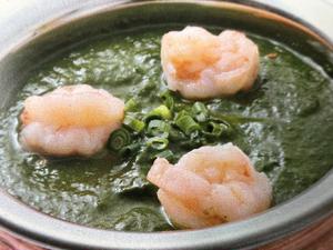ほうれん草ブラウンカレー Prawn Sag curry