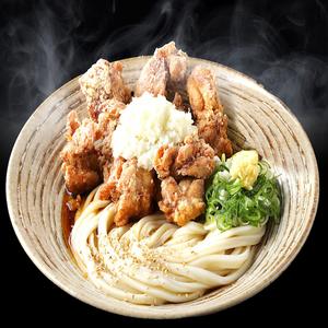 (温)みぞれ山盛りザンギうどん