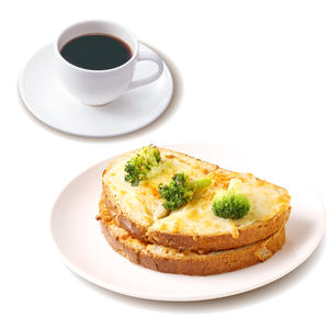 上島珈琲店 ブロッコリーとくるみのグラタンサンドセット(ラージサイズドリンク付き)