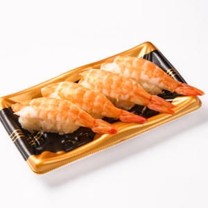 ボイルエビにぎり 4-piece set of boiled prawn