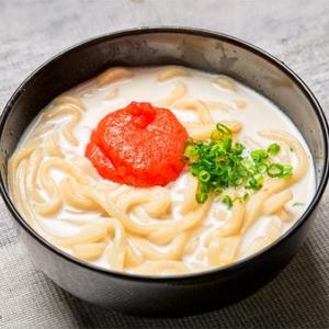 明太クリームうどん