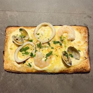 スクエアピッツァペスカトーレビアンカ SQUARE PIZZA PESCATORA BIANCA(1~2人前)
