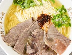 【当店人気No.1】 蘭州ラーメン+ミニ麻婆丼