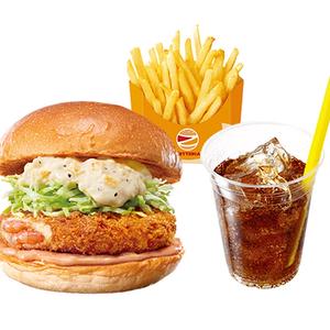 【セット】えびバーガー Shrimp Cutlet Burger Set