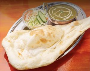 ほうれん草チキンカレーセット Saag Chicken Curry Set