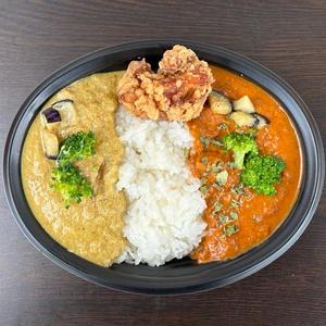 あいがけカレー唐揚げトッピング1個