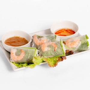 生春巻き2本 Fresh Spring Rolls (2 pieces)