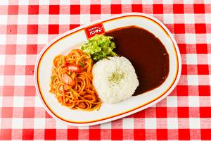 カレーwithナポリタン