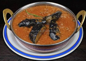 チキンなすカレー CHICKEN NASU CURRY