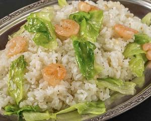 エビレタスチャーハン/PRAWN LETTUCE FRY RICE