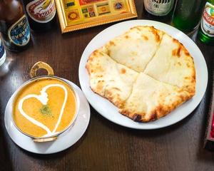 チキンカレーチーズナンセット Chicken Curry Cheese Naan Set