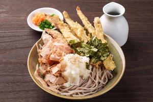 ごぼう天おろしそば Burdock Tempura Soba Noodles with Grated Japanese Radish