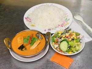 タイレツドカレーセつと Thai red curry set