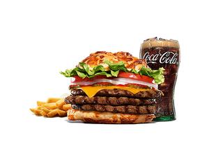 トリプルチーズアグリーバーガーセット