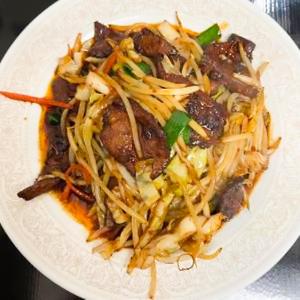 中華味噌レバ野菜炒め