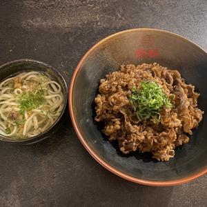 肉2倍 和牛丼+和牛麺
