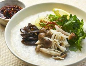 【人気NO.2！】きのこのお粥 Mushrooms Rice Porridge
