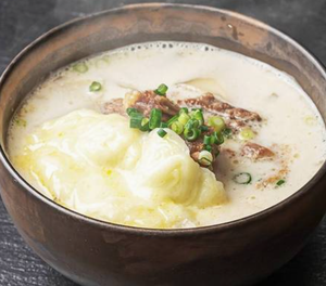 【白湯】チーズ入り極太春雨 soy milk soup super-thick Bean curd vermicelli