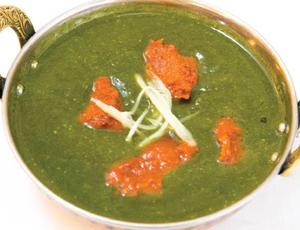 ほうれん草マトンカレー((Mutton Spinach Curry)