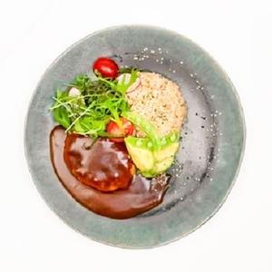 ベジミートハンバーグのお弁当