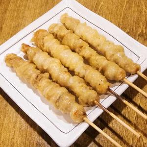 博多とりかわ(塩) 5本セット Hakata Chicken Skin (Salt) 5 Skewer Set
