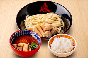 肉マシ灼熱つけ麺～ライス付き