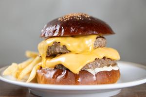 ダブルチーズバーガーセット