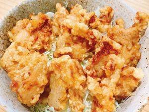 【王道】若鶏の唐揚げ丼