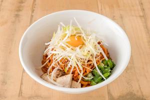 鍋横まぜそば Nabeyoko Mix Noodles