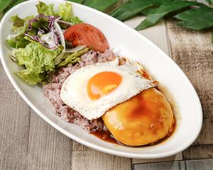 【チーズがけ】グレービーロコモコ丼