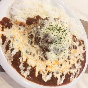 チーズハンバーグハヤシライス