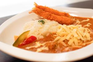 バターチキンカレー 海老フライ&チーズトッピング!!