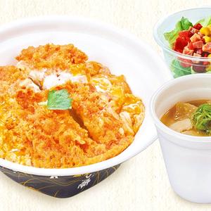 熟成ヒレかつ丼　とん汁サラダセット