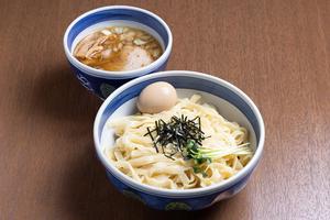 味玉極太平打ちつけ麺(塩)