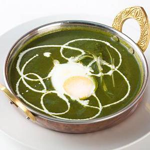 サグチキンカレー SAG CHICKEN CURRY