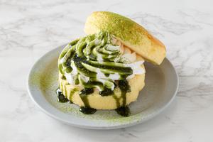 スフレパンケーキサンド(抹茶クリーム)Matcha Cream