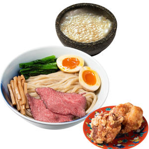 特製つけ麺から揚げ2個プラス