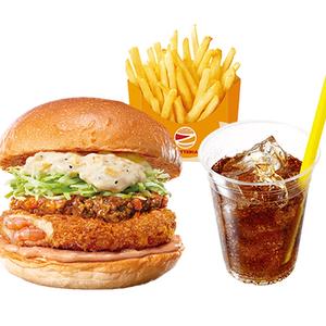 【セット】えびカレーバーガー Shrimp Cutlet Curry Burger Set