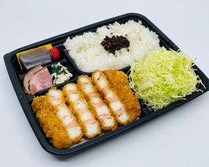 自家製！海老かつ弁当