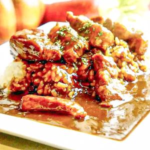 黒ビール豚カレー