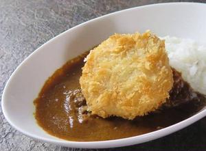 カニクリームコロッケカレー