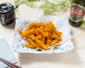 【当店人気No.3！】 鶏ササミスティック揚げ 无骨香柳