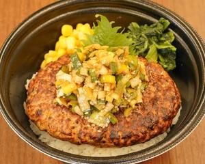 魅惑のユーリンチハンバーグ丼