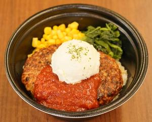 魅惑のポテサラハンバーグ丼